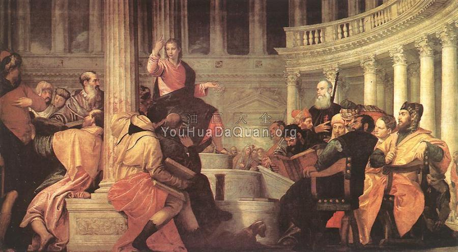 Jesus among the Doctors - 保罗·委罗内塞